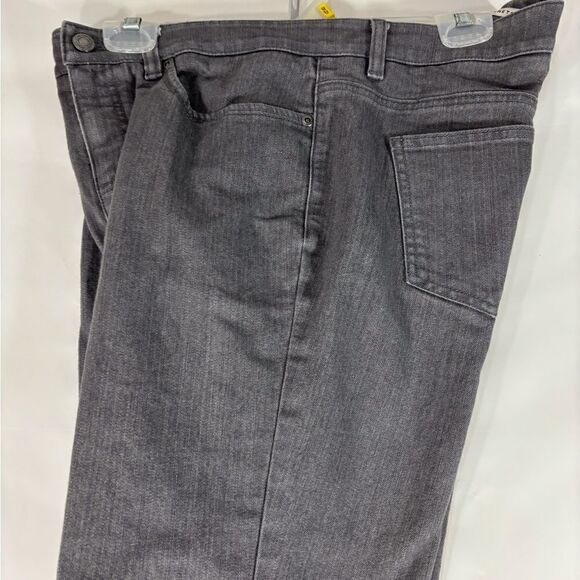 Jones New York Gray Straight Leg Jeans 12 - Picture 1 of 4